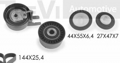 TREVI AUTOMOTIVE kd1227s -  Комплект ремня ГРМ